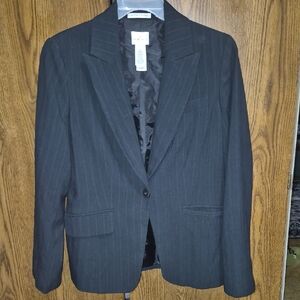 Emma James Charcoal Pinstripe Blazer